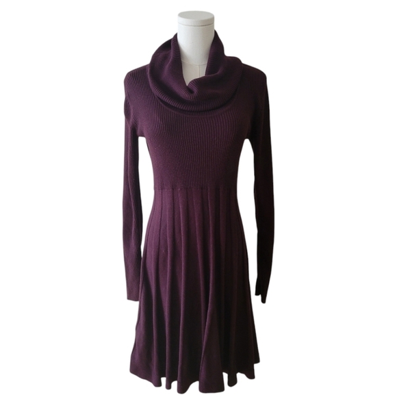 Calvin Klein Cowl Neck Sweater Dress Size Small - Picture 2 of 6